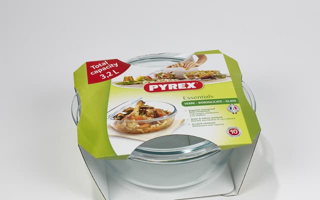 Pyrex Essentials Gryde med låg 3,0 liter Klar