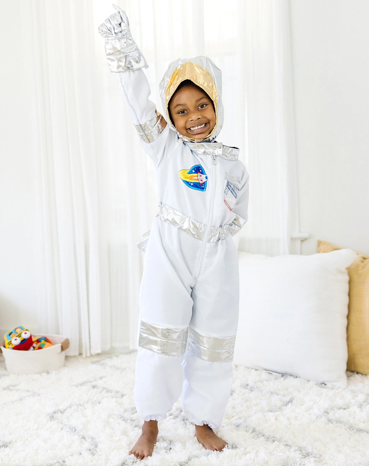 Kostümset ASTRONAUT (5-teilig)