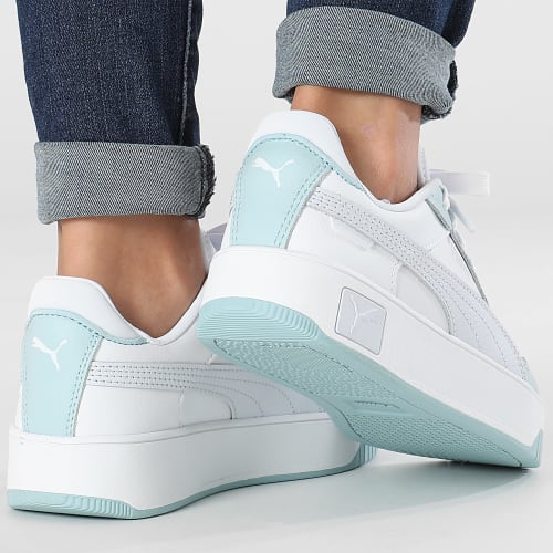 Baskets Femme Carina Street Puma White Silver Mist
