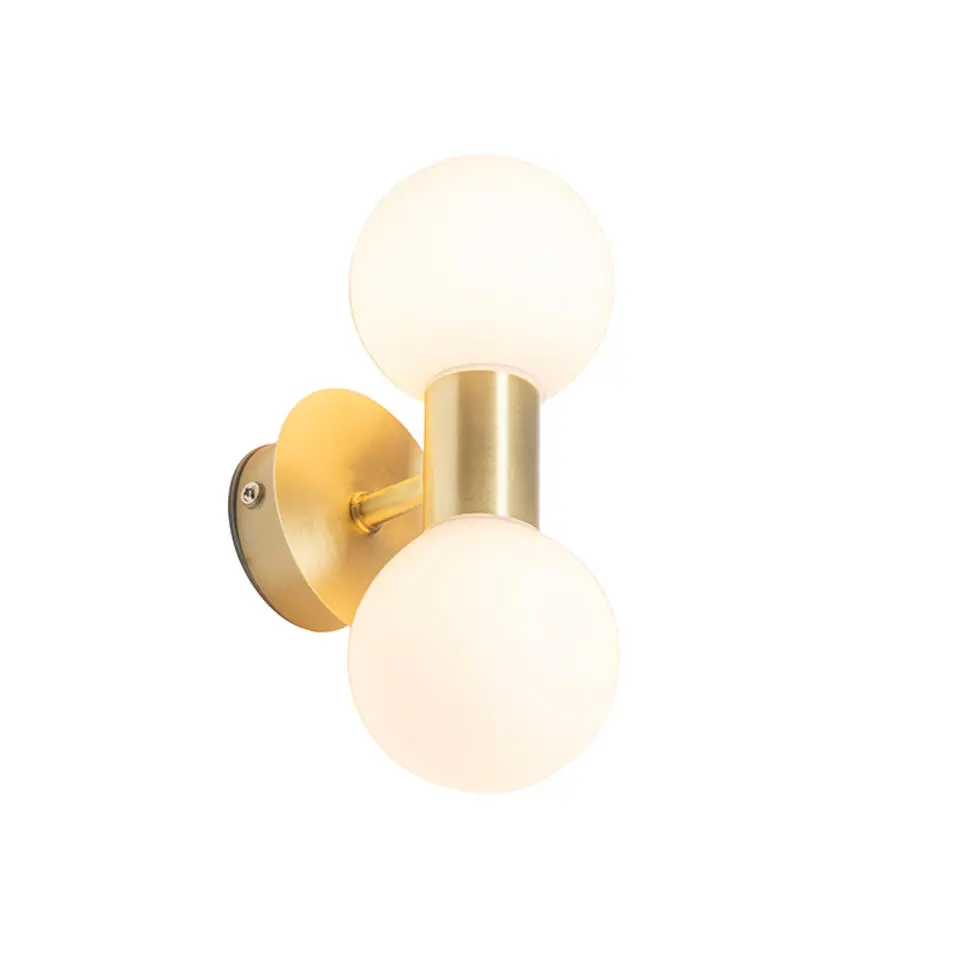 Qazqa wandlampen cederic goudkleurig g9
