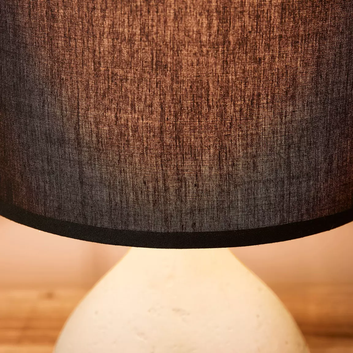 Lampe à poser en ciment (H31,5 cm) Portland Grise