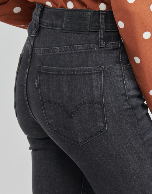 Levi's - 725 HIGH RISE STRAIGHT Negro