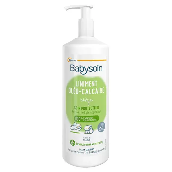 Pomada para Assaduras Babysoin Oleo-Limestone, Sem Perfume, Pacote com 2 x 750ml