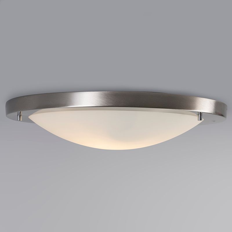 Moderne plafonnière staal 41 cm IP44 - Yuma
