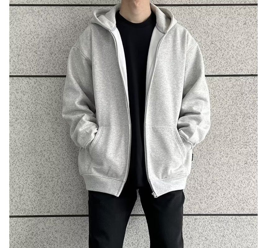 Adotuastic - Effen hoodie met rits