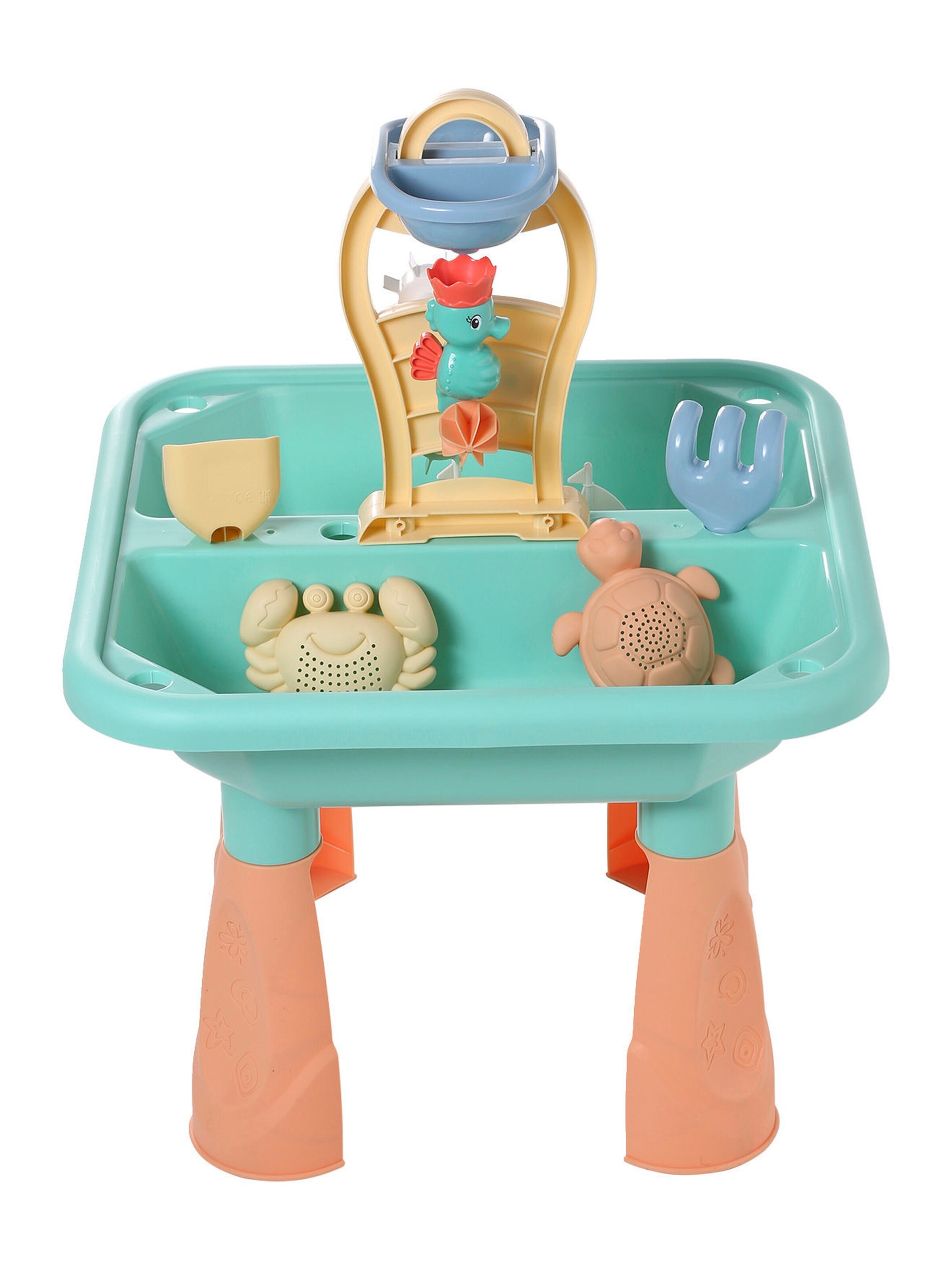 Vertbaudet Kinder Sand- und Wasser-Spieltisch, Outdoorspieltisch mehrfarbig