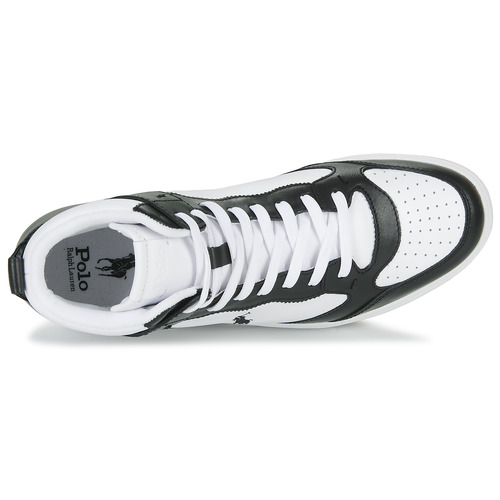 Polo Ralph Lauren - POLO CRT HGH-SNEAKERS-LOW TOP LACE Negro / Blanco