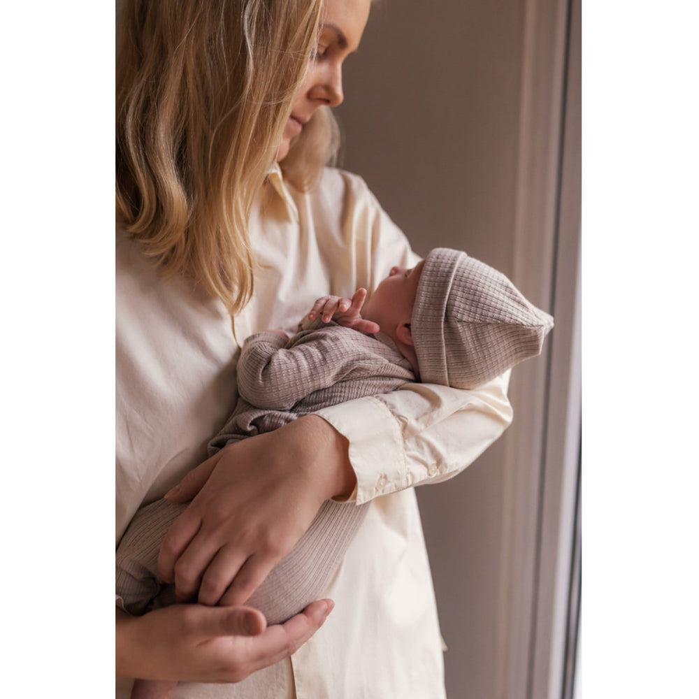 Køb MarMar New Born Modal Pointelle Rib Soft Beige Aiko Hue