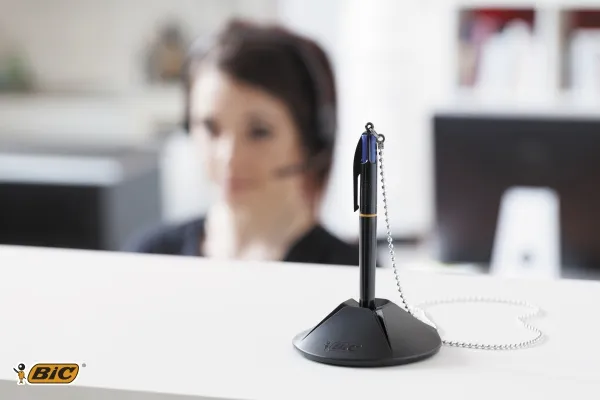Counter Pen BIC 4 Colours Kuglepen Medium blå