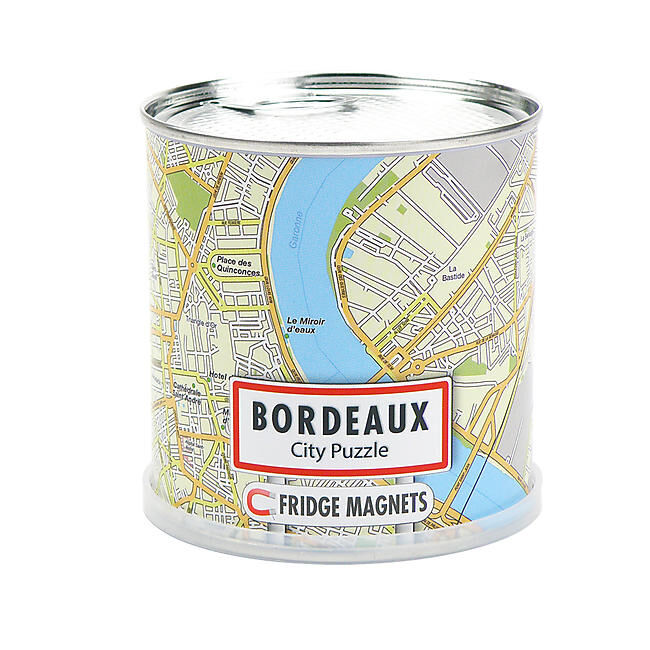WOODEN CITY - BORDEAUX CITY PUZZLE MAGNETS