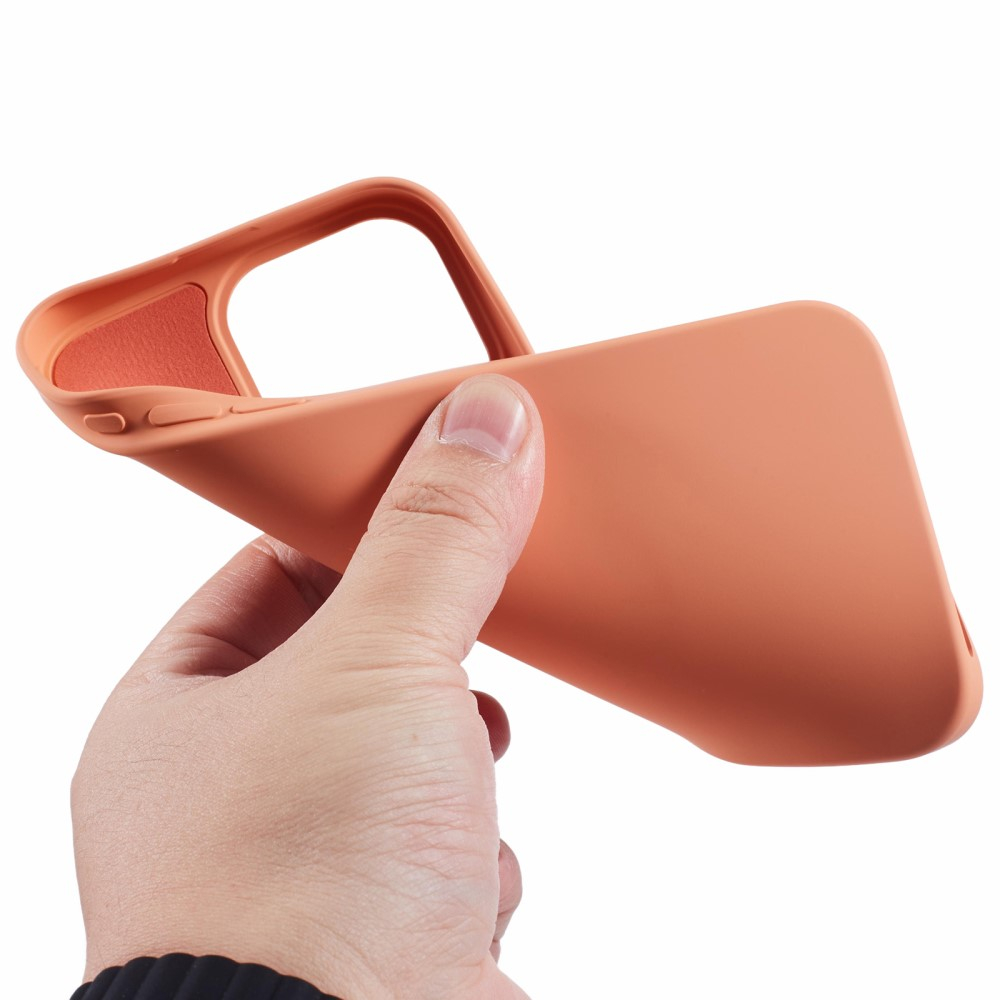 iPhone 16 Pro Gummi Case Schutzhülle - Orange (Matt)