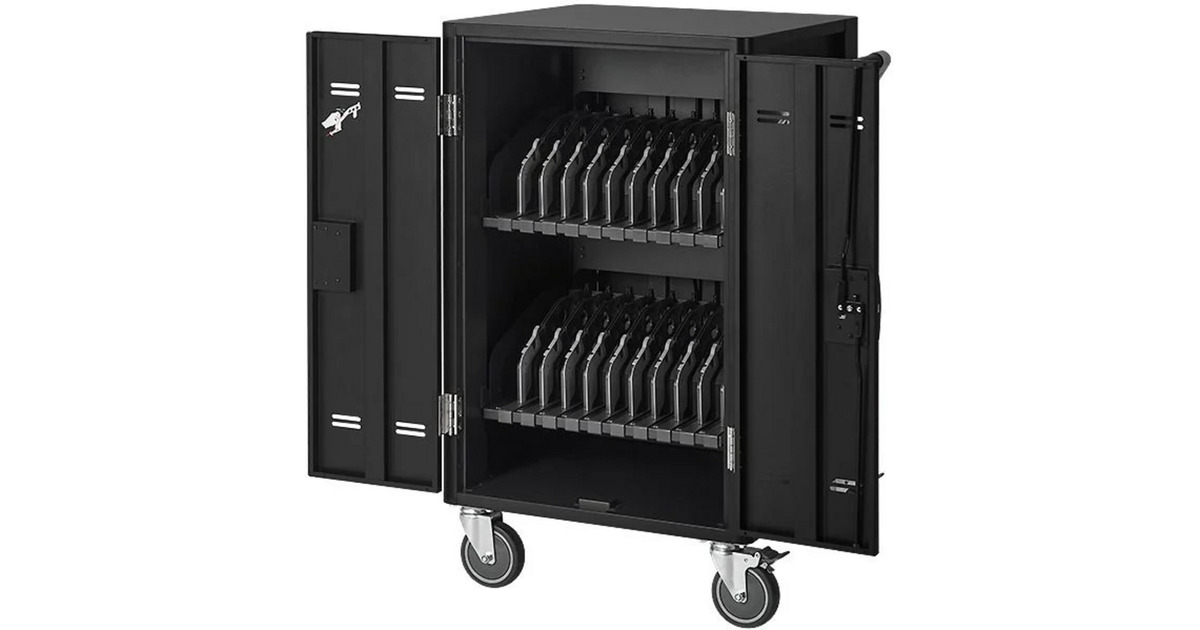 DSILeba Futura 20 laptopkar - 20 Devices  (Zwart)
