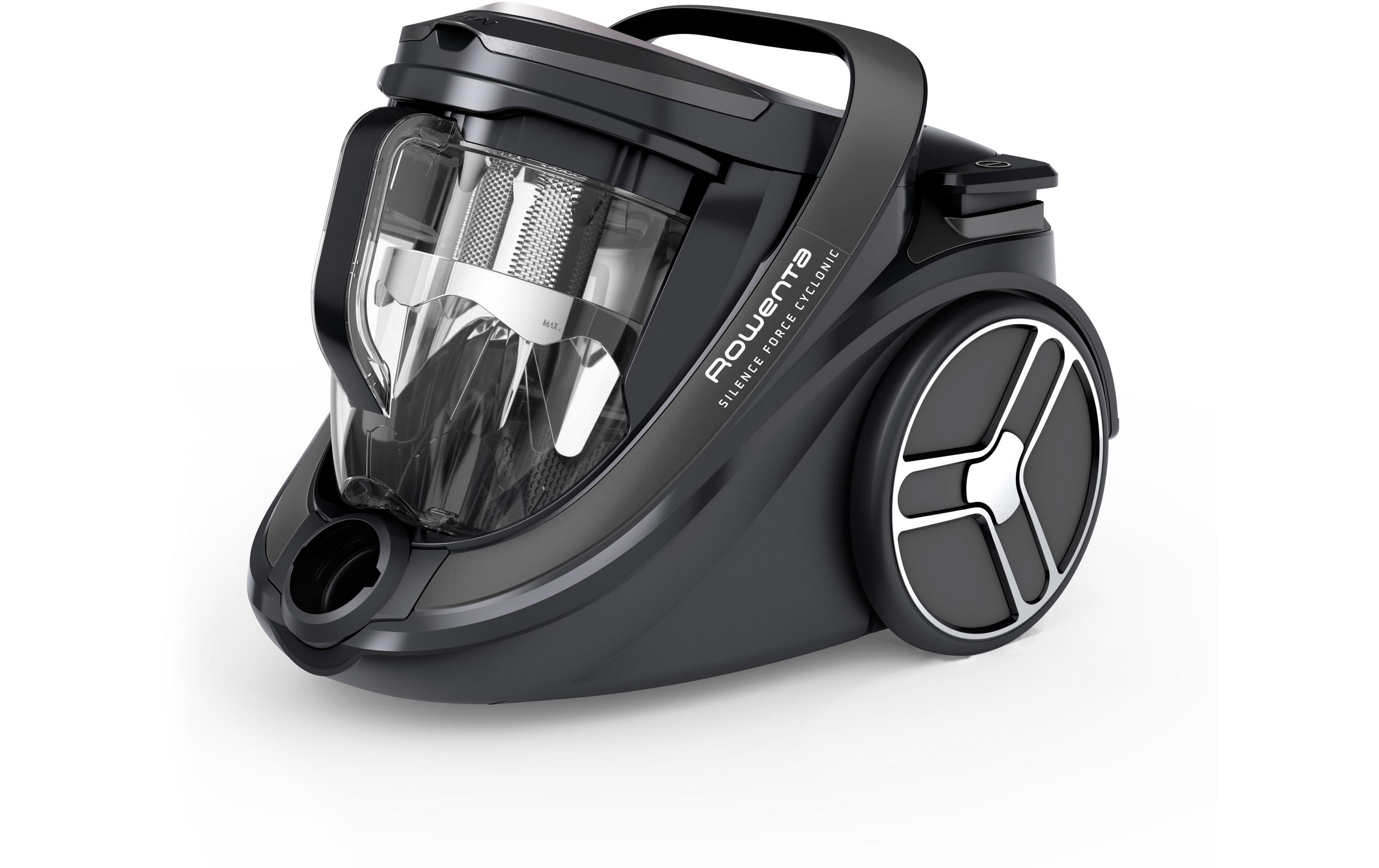 Bodenstaubsauger Silence Force Cyclonic Effitech Schwarz<br>Beutelloser Staubsauger