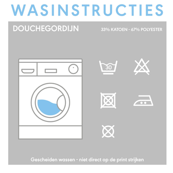 Sealskin Douchegordijn Coloris Wit 200x180 cm