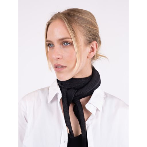 Neo Noir Misty Knit Tørklæde, Black