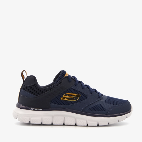 Skechers Track Syntac heren sportschoenen blauw