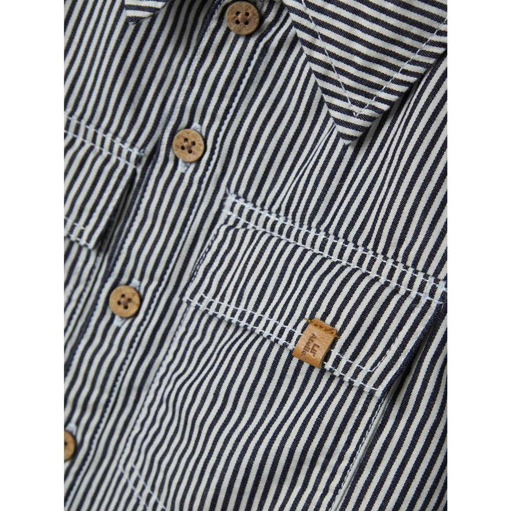 Køb Lil'Atelier Dark Blue Denim White Nmmkasper Ls Loose Twi Skjorte 4021-Cm Lil