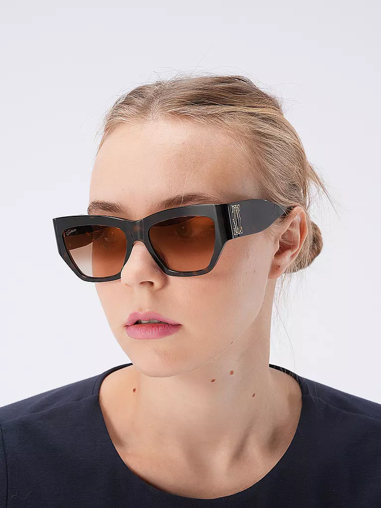 CARTIER Sonnenbrille CT0435S braun