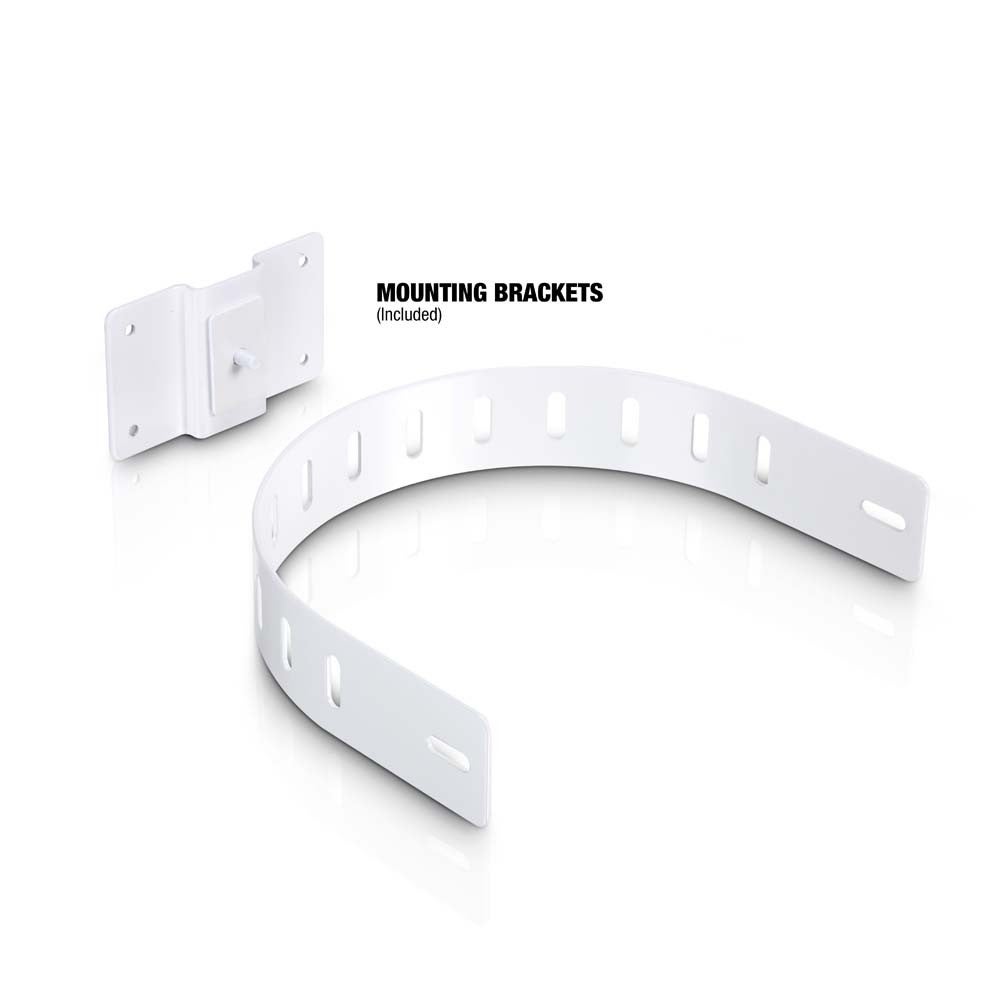 LD Systems SAT 82 A G2 W 8 inch actieve installatie monitor, wit (per stuk)