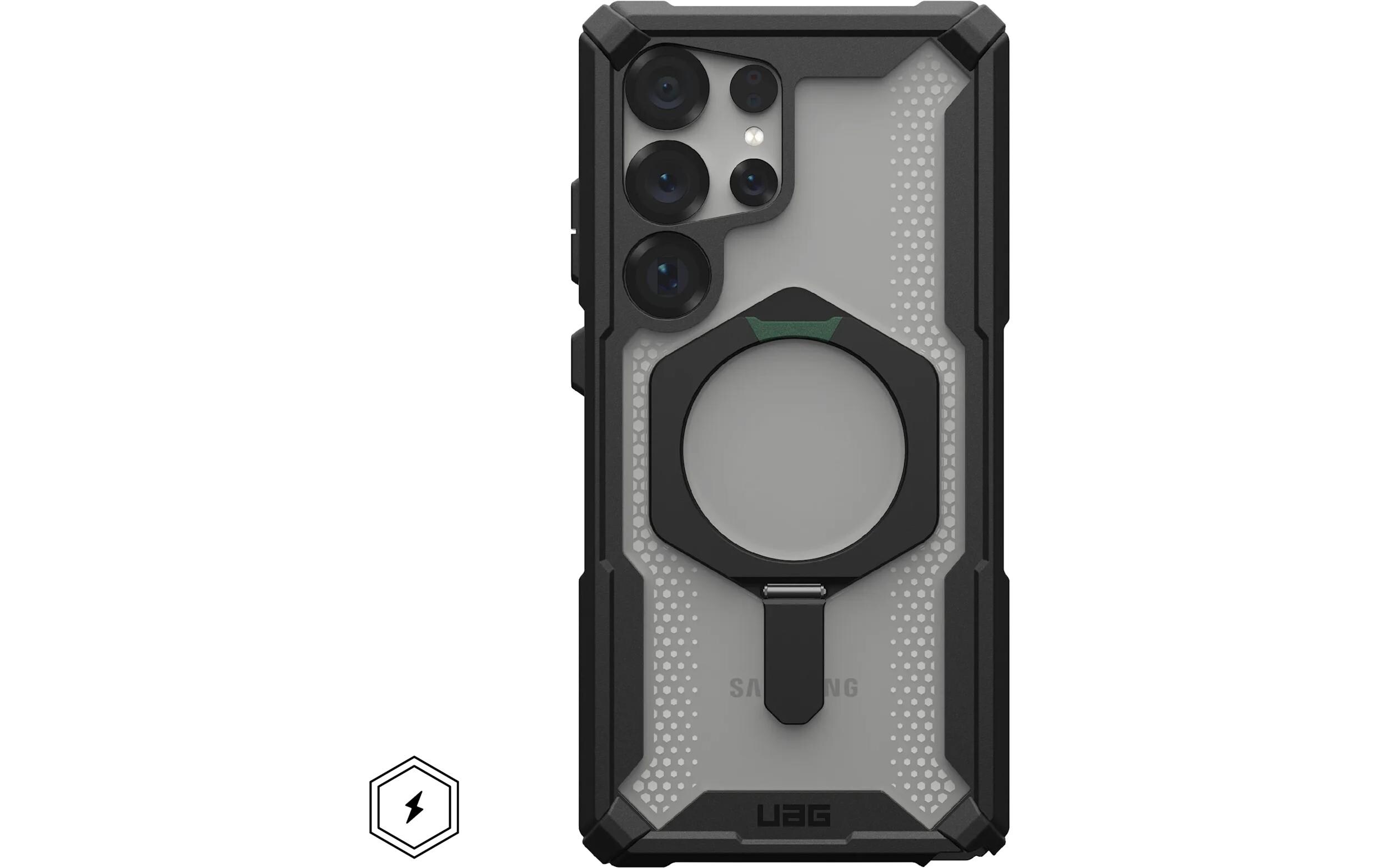 Back Cover Plasma XTE Galaxy S25 Ultra Black/OrangeSchutzhülle für das Samsung Galaxy S25 Ultra