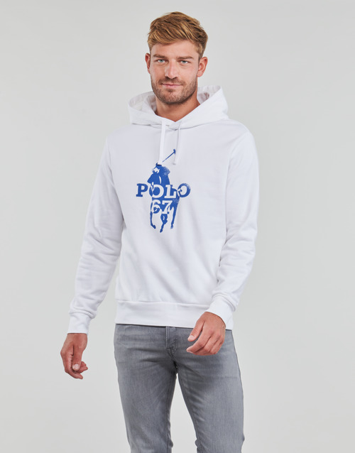 Polo Ralph Lauren - G223SC47-LSPOHOODM2-LONG SLEEVE-SWEATSHIRT Blanco / Blanco