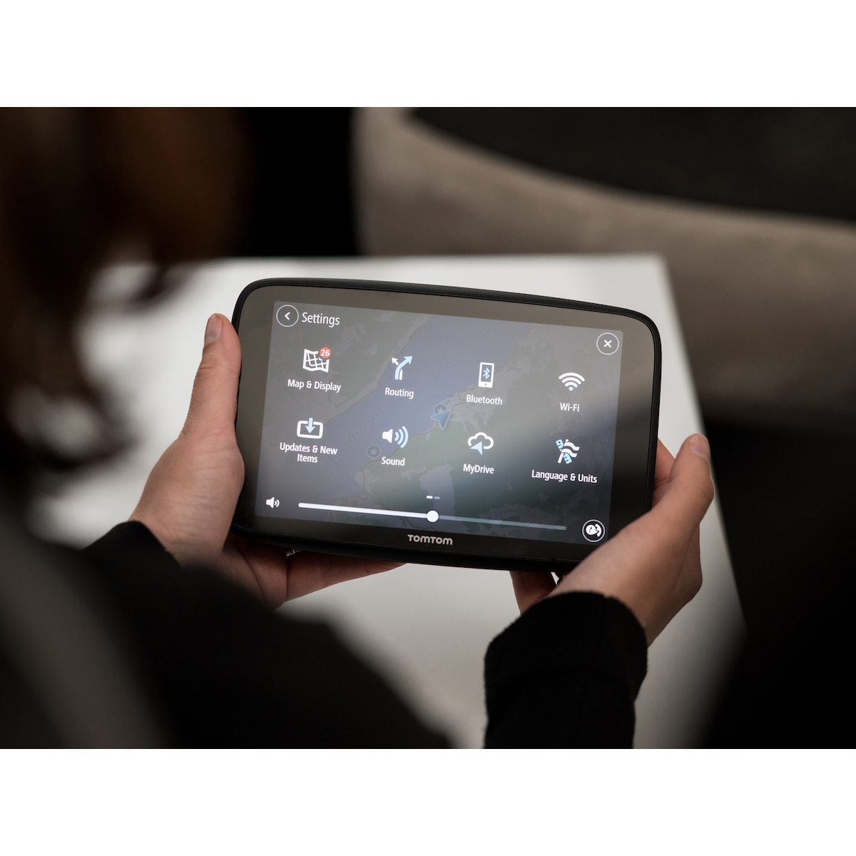 TomTom Go Camper Tour GPS satellittnavigering