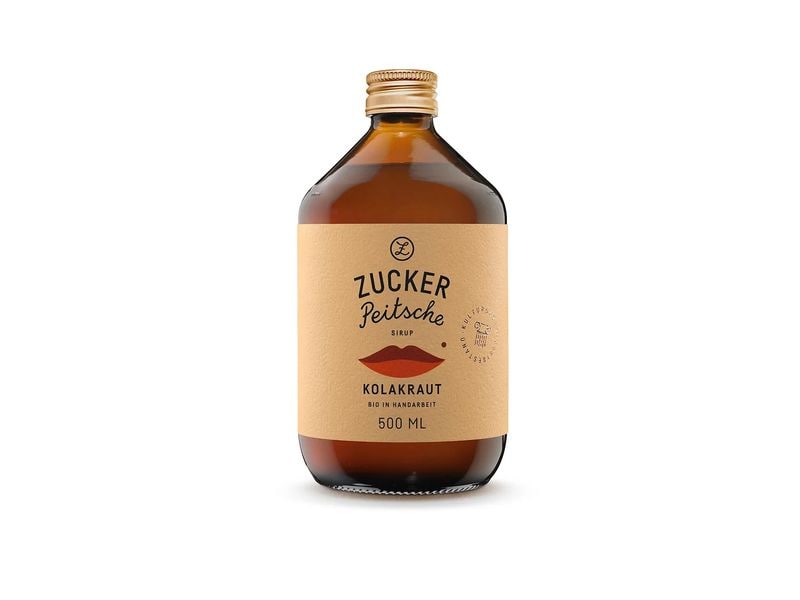 Zuckerpeitsche Bio Sirup Kolakraut 500 ml Handgefertigter Kolakrautsirup aus «Höhle der Löwen»