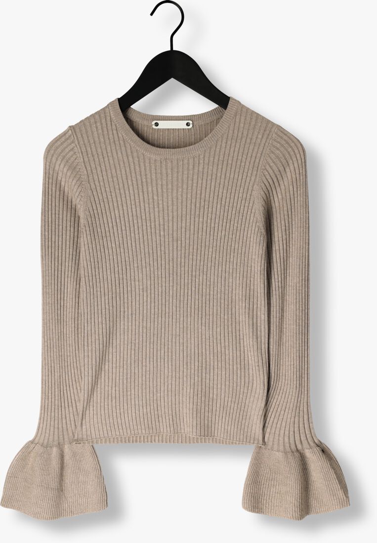 beige co'couture top balin wide cuff knit