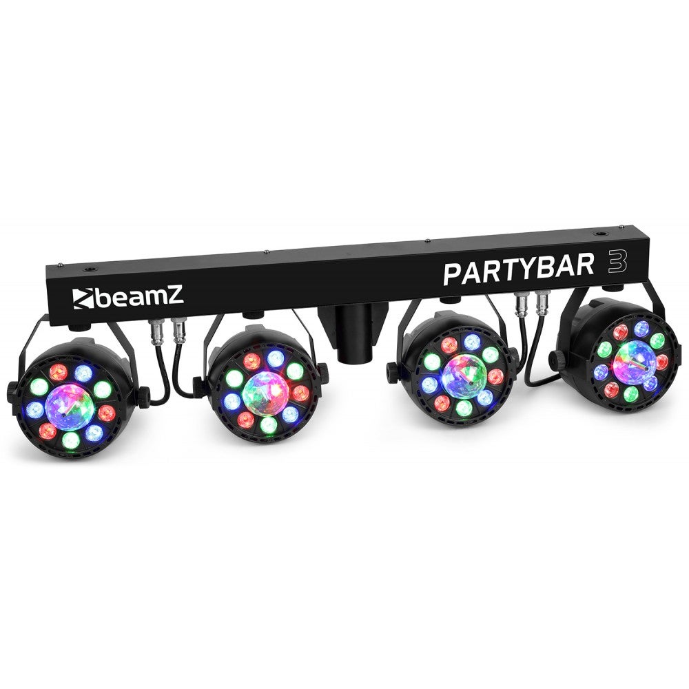 BeamZ Partybar3 4x PAR met Magic Ball
