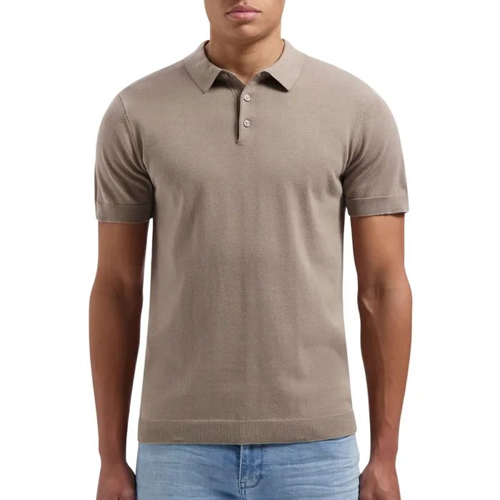 Pure Path Essential Knitwear Polo Heren