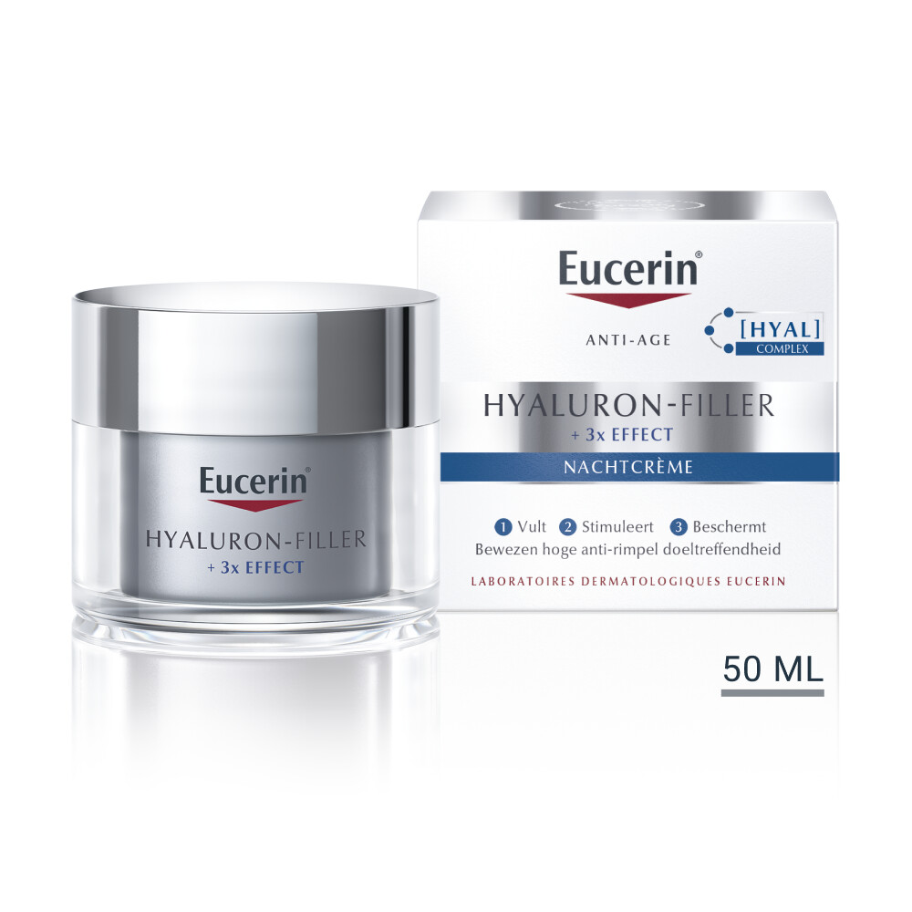 Eucerin Hyaluron-Filler + 3x Effect Nachtcrème50 ml