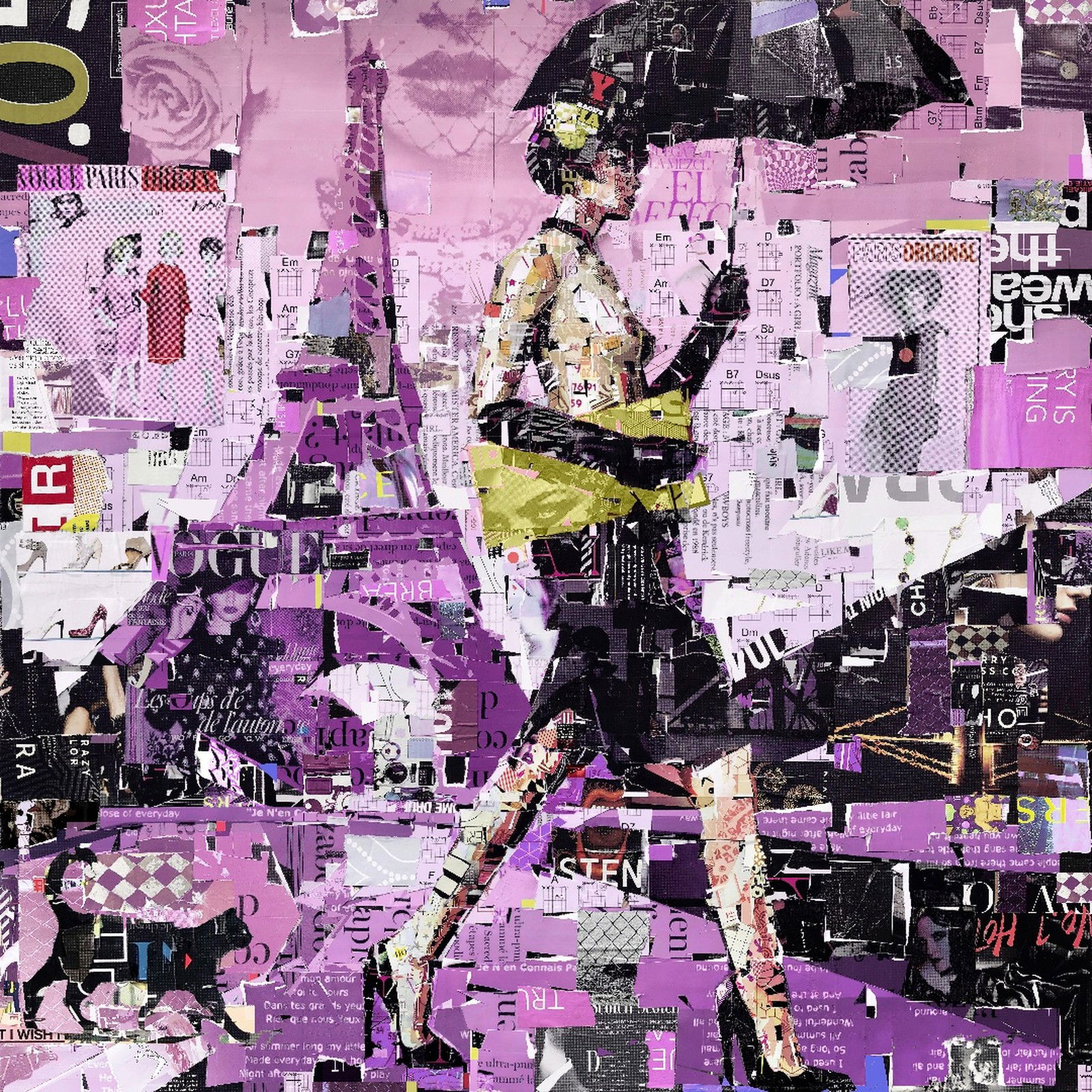 Slippery Catwalk Paris by Derek Gores - Limited Edition. Edition of: 150. Signed.