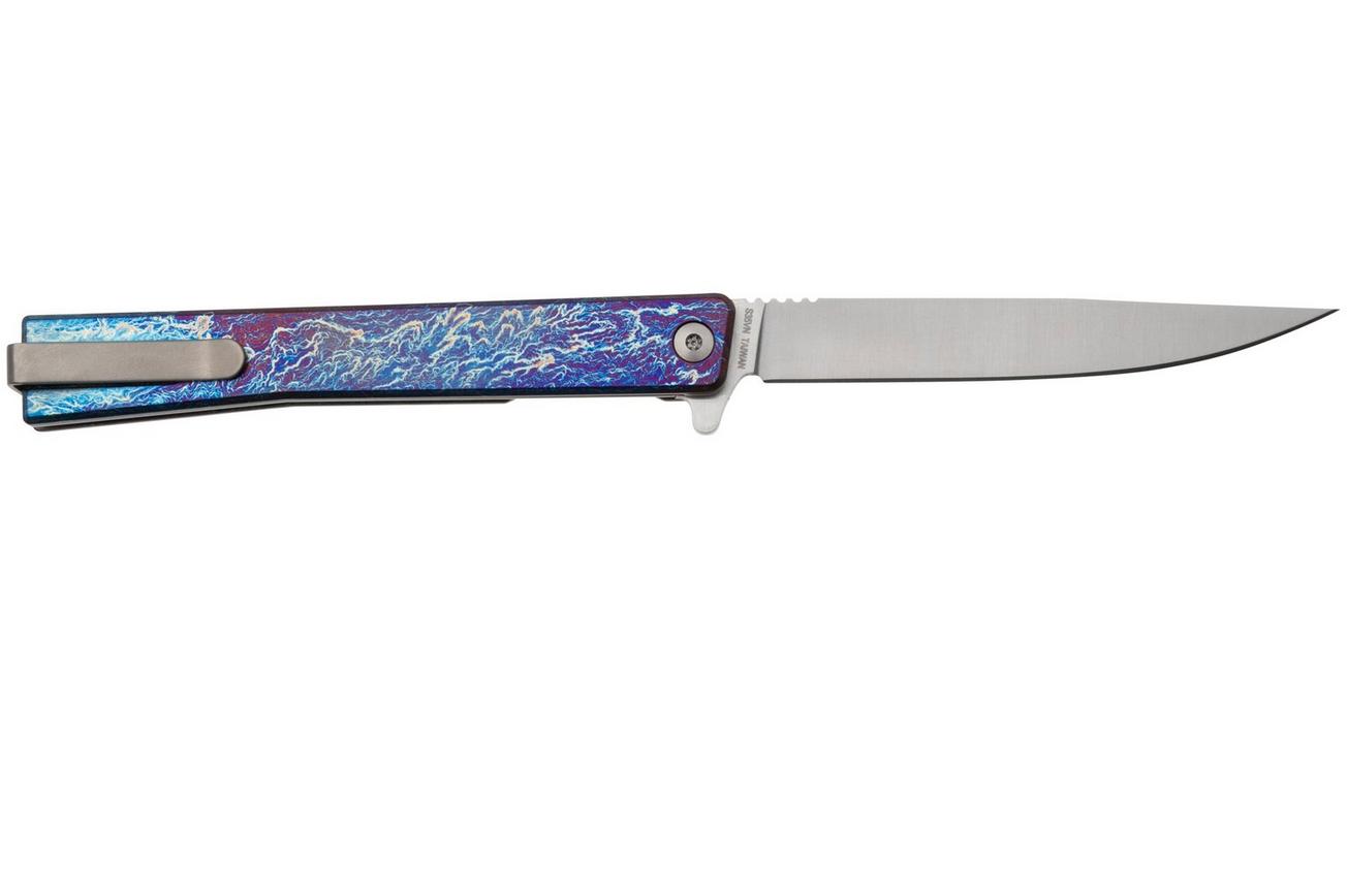 Ocaso Solstice 10DBS Satin, Anodized Titanium zakmes