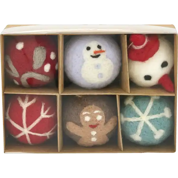 Anhänger Filz Geschenk Kugel