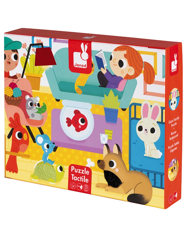 Haptik-Puzzle HAUSTIERE 20-teilig