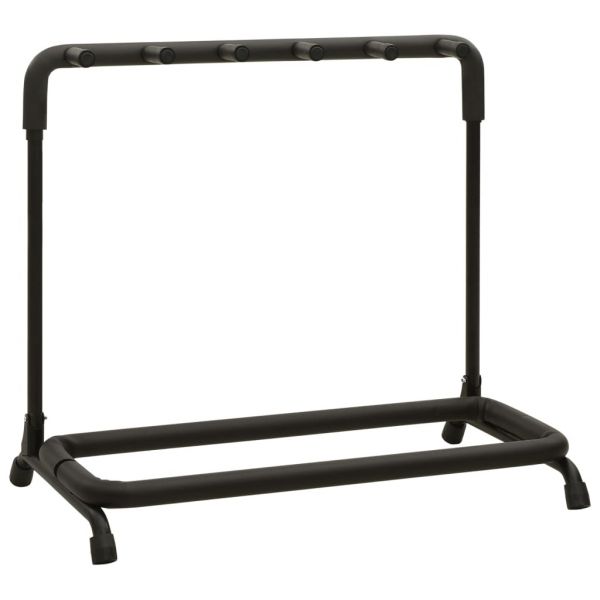 Suporte para Guitarras 5 Secções Aço Black - 70174