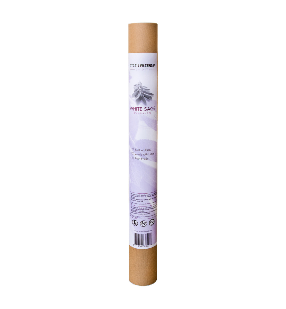 Jiri & Friends Wierook Witte Salie Xxl Sticks (15 stuks)