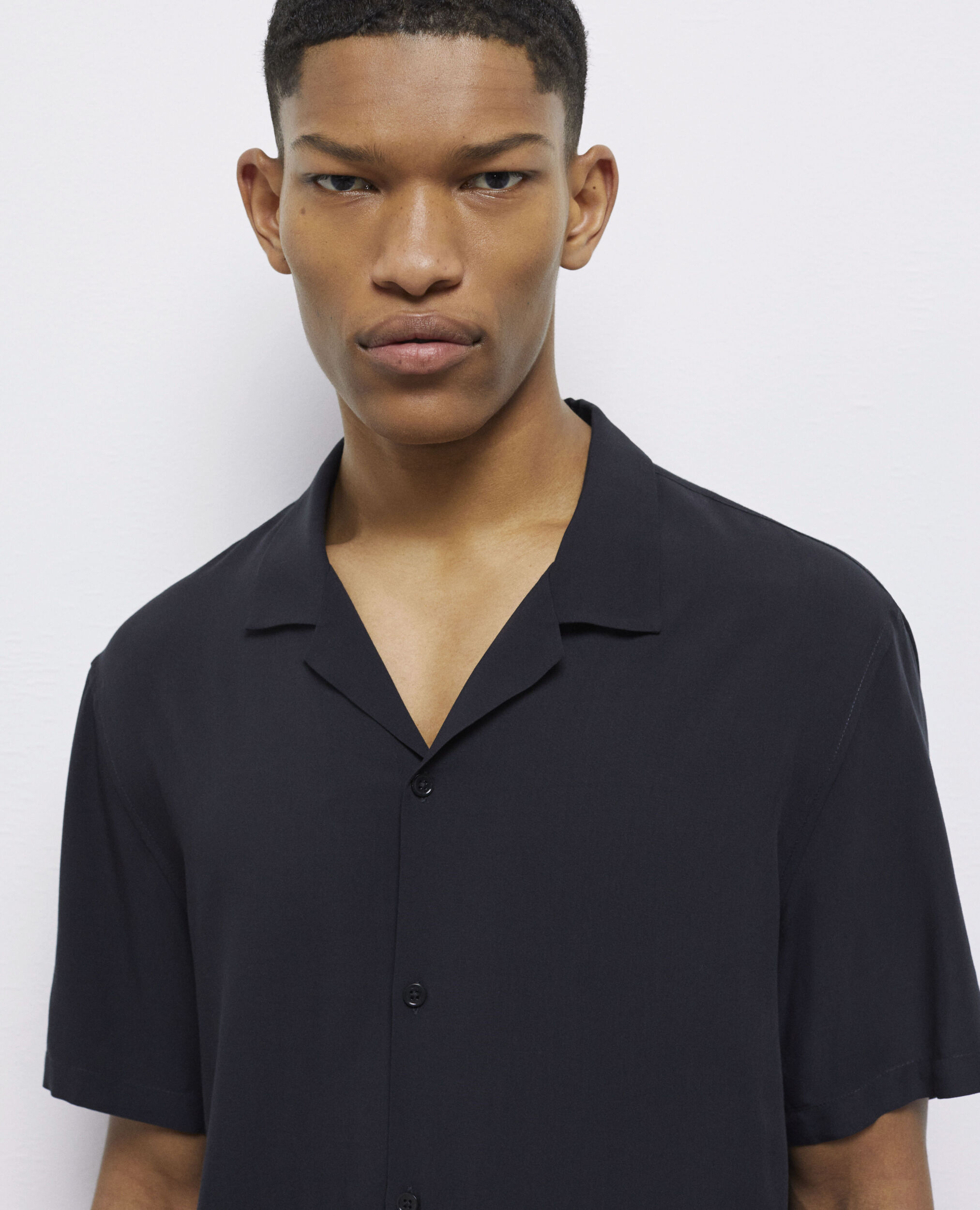 Chemise casual bleu marine