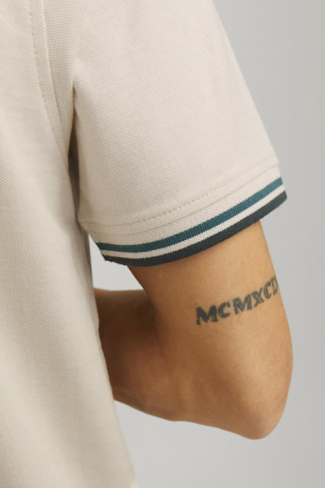 Jack & Jones beige heren polo