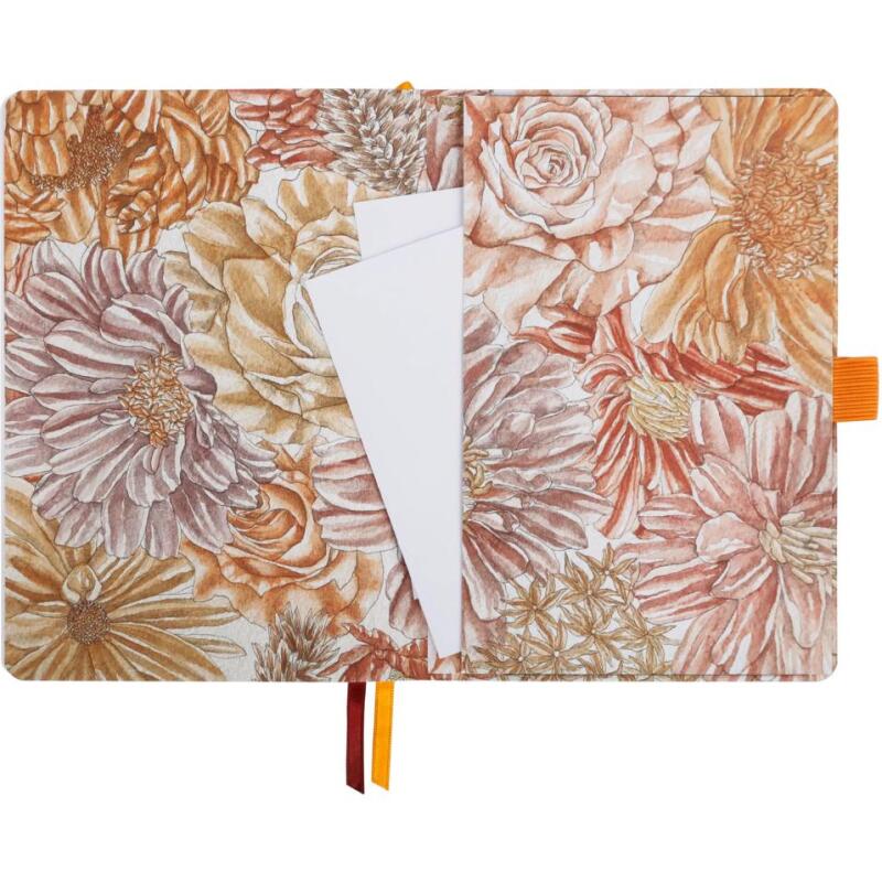 Rhodia collection ORANGE Botanique - Goalbook souple A5 dot, 240 pages - Amaranthe