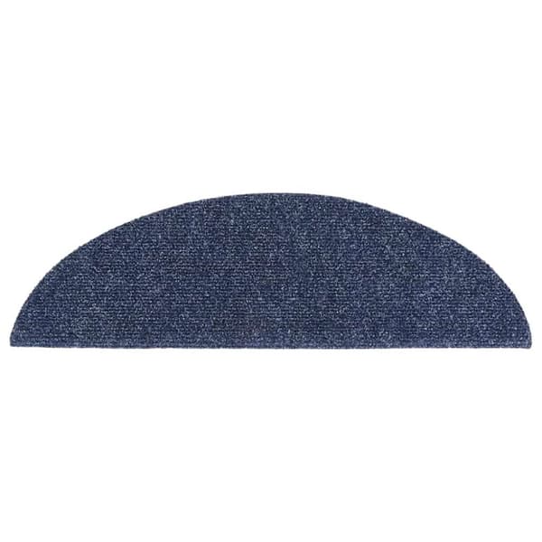 vidaXL Selvklebende trappematter nålestempel 15 stk 56x17x3 cm blå