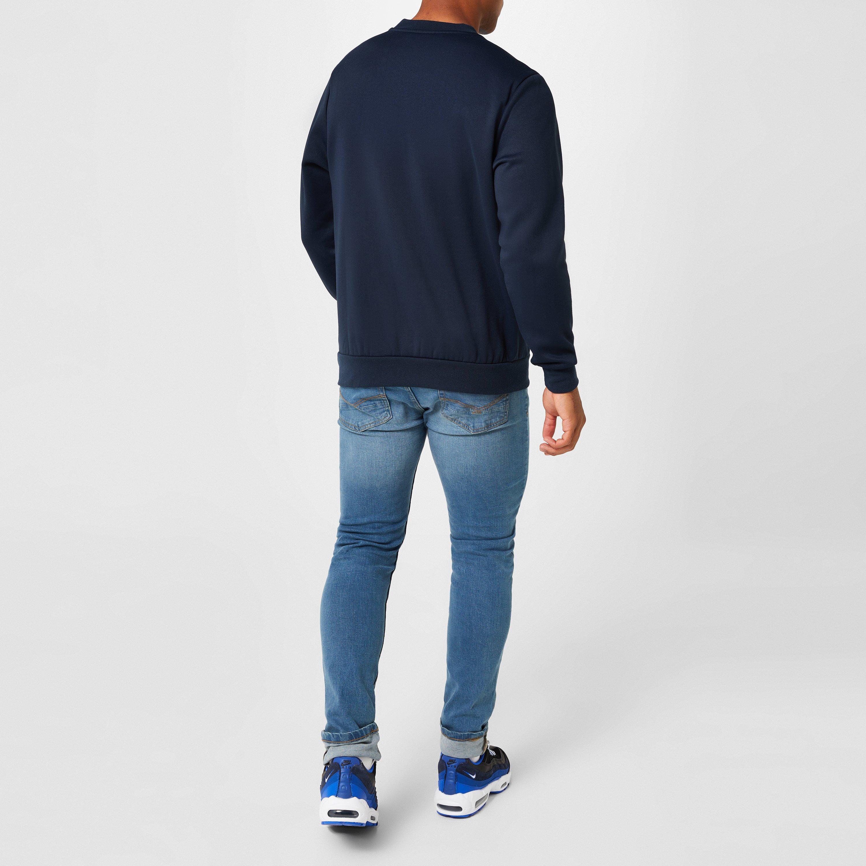 Slazenger Fleece Crew Sweater Mens