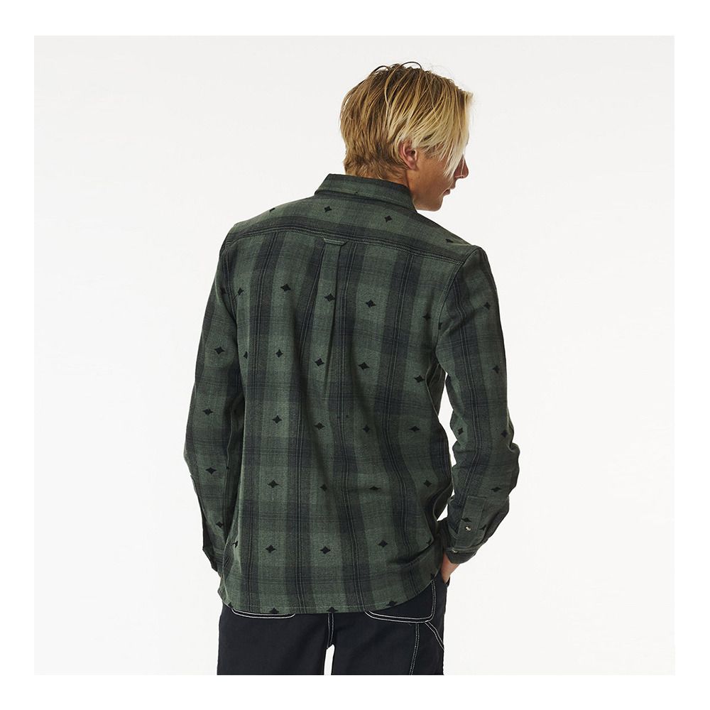 Rip Curl QUALITY SURF PRODUCTS FLANNEL - Chemise Homme washed green