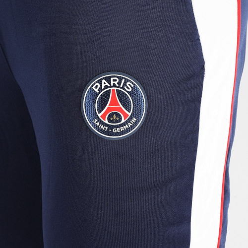 Pantalon Jogging A Bandes Bleu Marine
