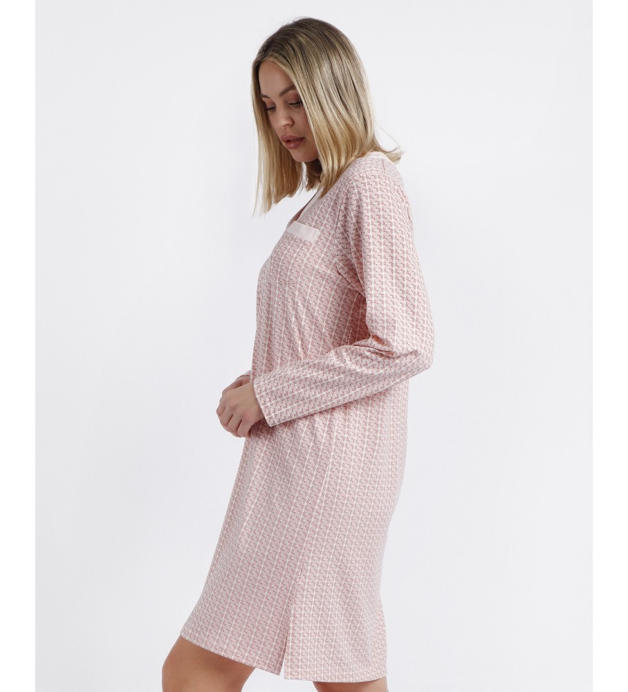 Camisola de manga comprida Admas Rose Chains rosa