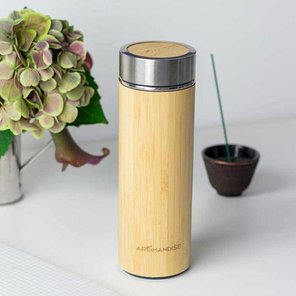 Gourde en bambou pour infusions - 450 ml