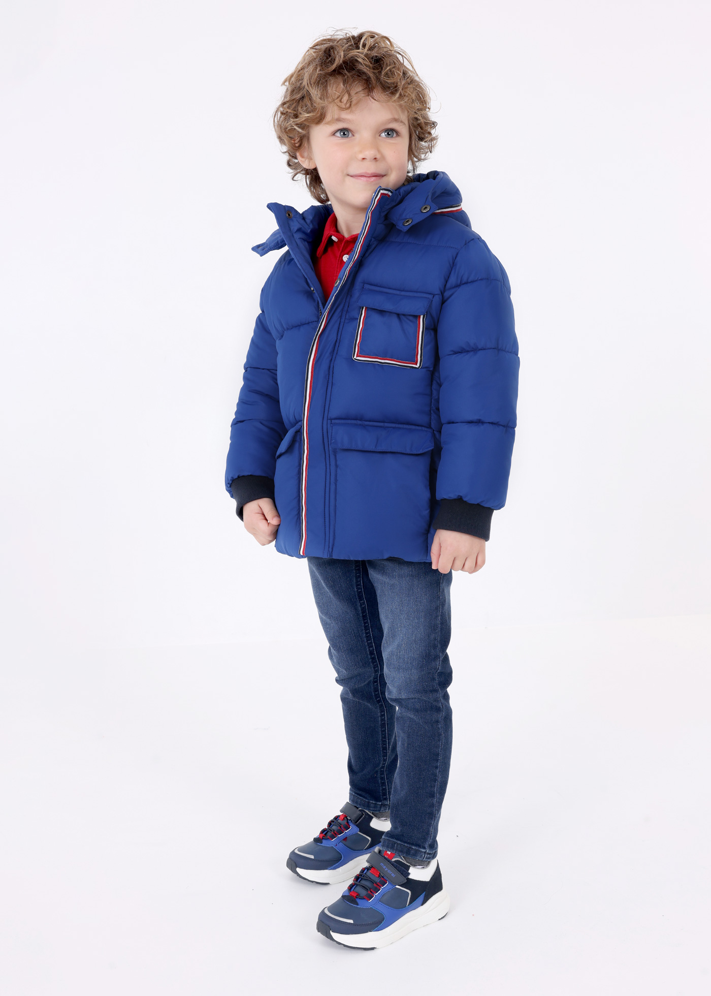 Jaqueta infantil com fitas