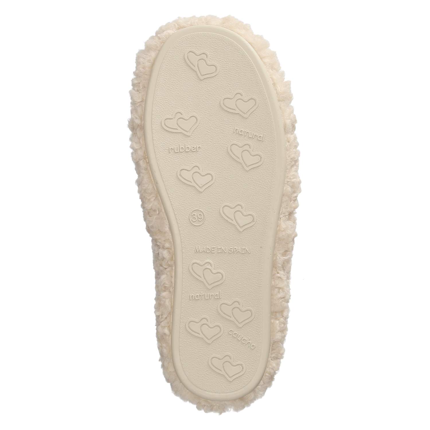 Espadrij l´originale Hausschuhe CURLY - beige