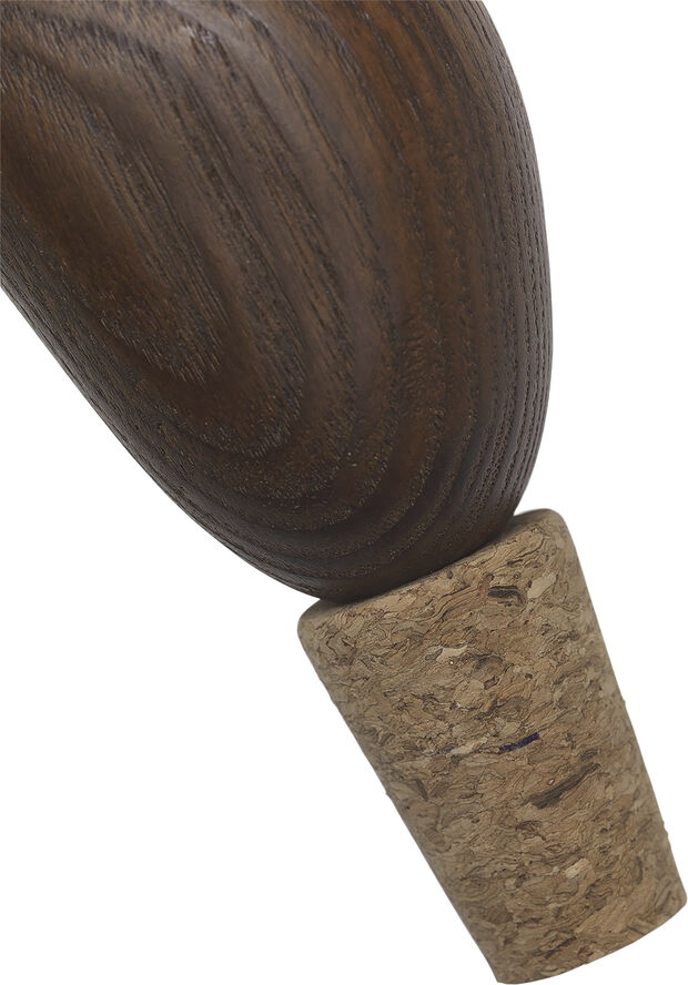 ferm LIVING Cairn Wine Stoppers - Set of 2 Dark brown