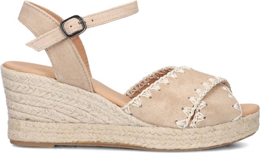 VIA VAI Sandalen met Hak Dames Luisa Ayla Maat: 36 Materiaal: Suède Kleur: Beige